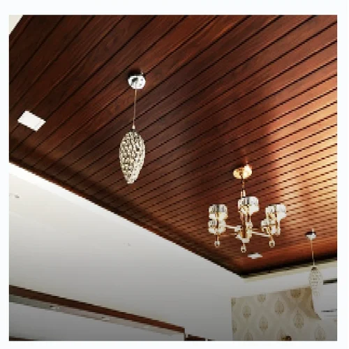 PVC Wooden Finish Ceiling