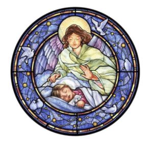 woman-round-sharp-stained-glass-design